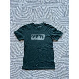 YETI USA‎ Flag T-Shirt - Green - Small